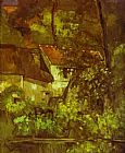 House of Pere Lacroix by Paul Cezanne